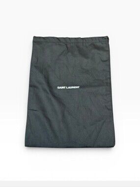 Saint Laurent-Drawstring Dust Bag 🖤🤍 (26 X 14)